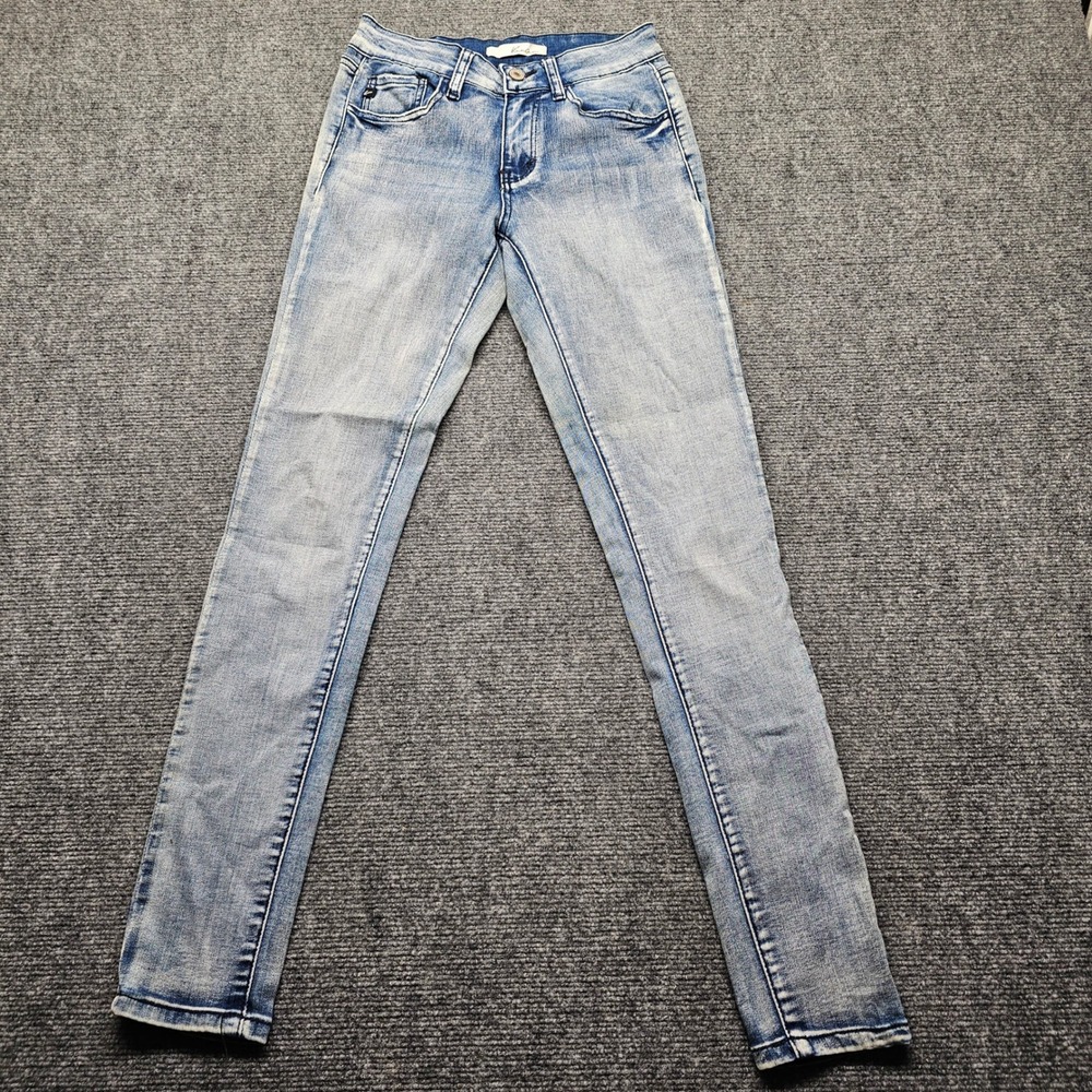 Kancan High Rise Skinny Jeans Light Acid Wash KC11214HRL Size 3/25